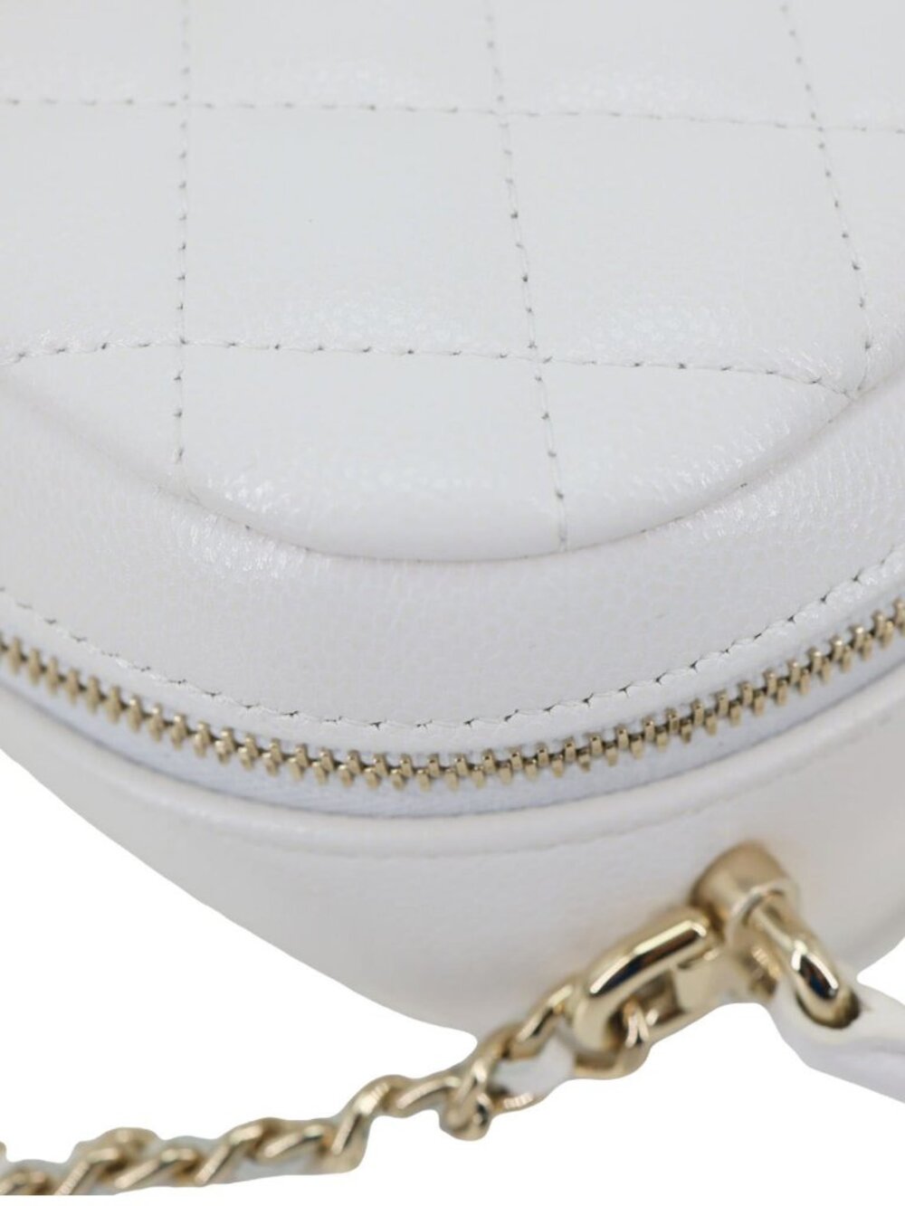 Chanel  Classic CC Mini Quilted Caviar Leather Backpack White - Picture 9 of 14